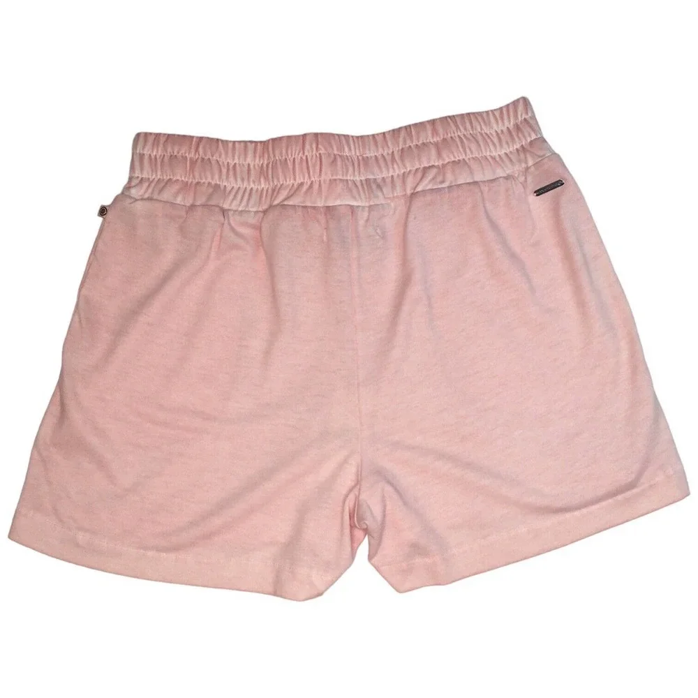 New Max Studio Majorca Womens Tie Dye Pocket Casual Shorts Peach XL
